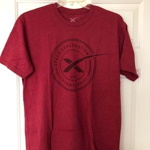 SpaceX Men’s T-Shirt Circle Graphic